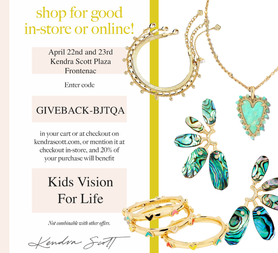 Kendra Scott 20 Days of Giving Fundraiser - ROCK